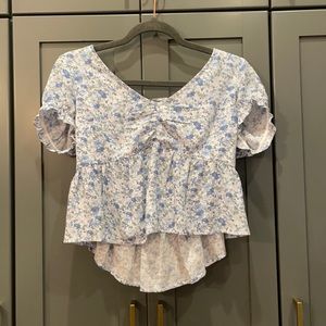 Brand New With Tag Hollister Blue Blouse